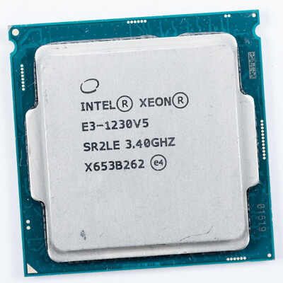 Intel Xeon E3-1230 v5 SR2LE LGA1151 3.4GHz Quad Core Processor C236 Chipset