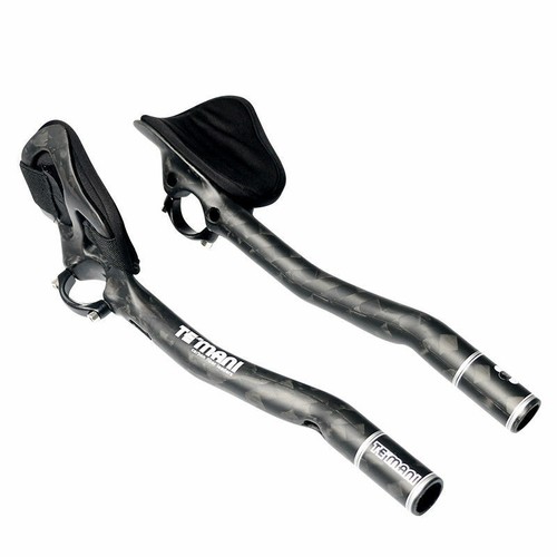 2024 Carbon Fiber Triathlon Time Trial TT Aero Bars Aerobars Extensions 31.8mm - Picture 10 of 17