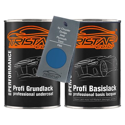 Autolack Set Dose für Chrysler Dodge Jeep Viper PBS Deep Water Blue Perl 2,0L