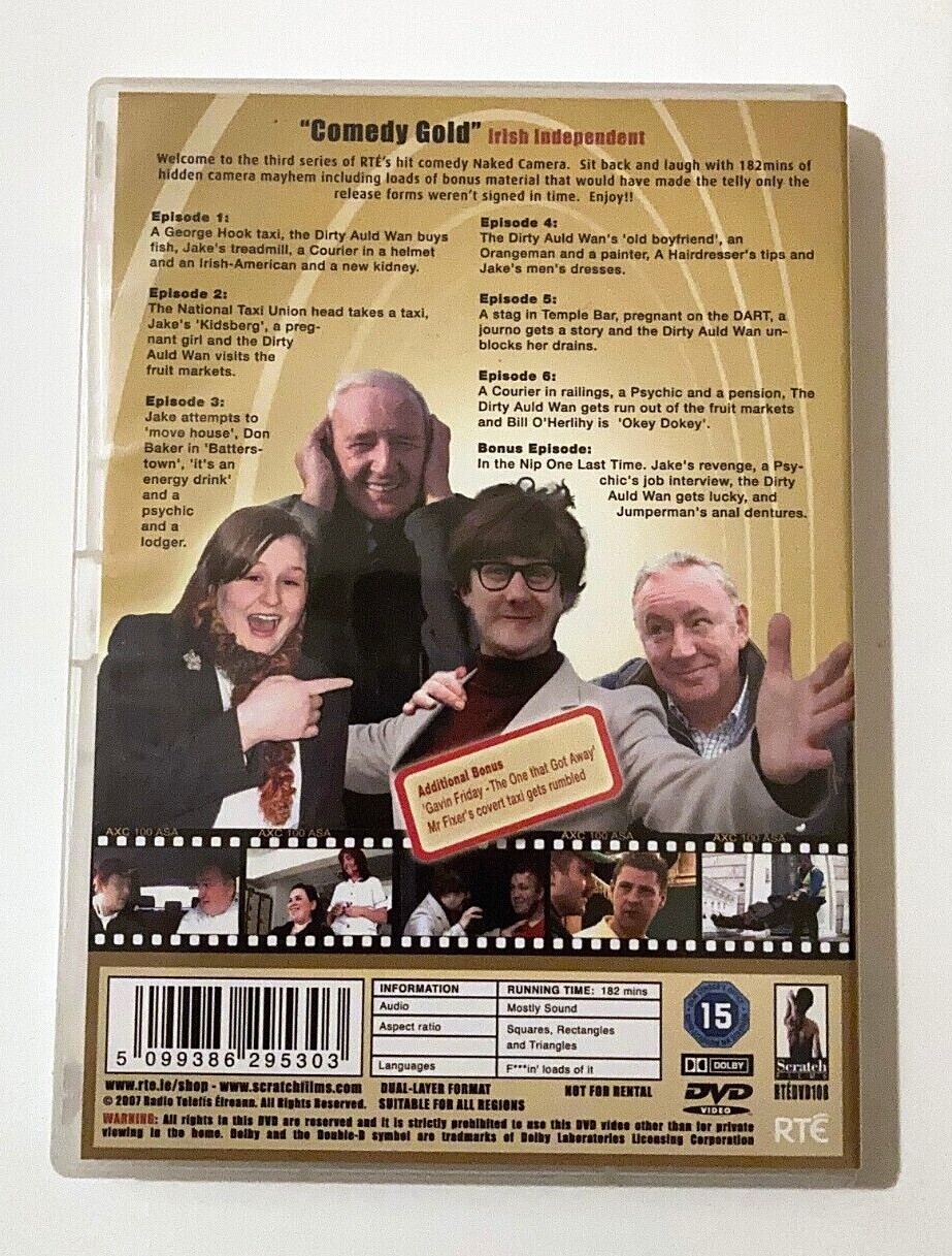 Naked Camera Series 3 RTE Irish Hidden Camera Comedy TV Series