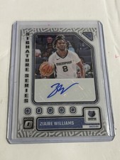 2023-24 Panini Donruss Optic Signature Series Ziaire Williams Auto Color Match!