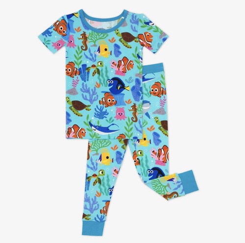 Little Sleepies Disney Nemo’s Reef Pajama Set Size 7/8 - Picture 2 of 2
