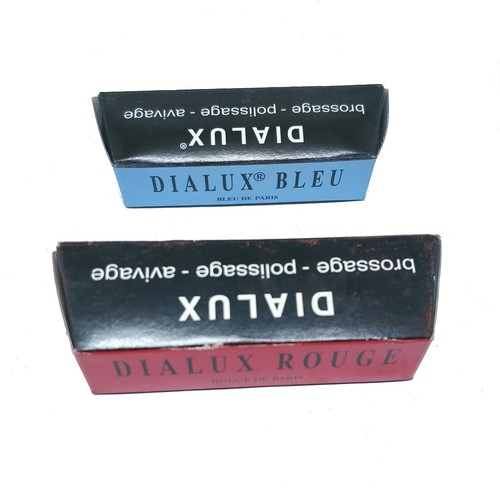 Dialux Polishing Compound Red + Blue France Buffing Gold Silver Metal Jewelry - Picture 7 of 7