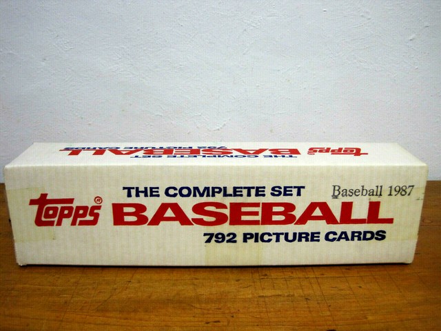RARE 1987 Topps Baseball Complete 792 Card Set Factory Sealed In 1985 