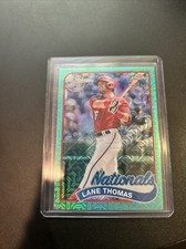 2024 Topps Series 2 - 1989 Topps Chrome Mojo Aqua Refractor Lane Thomas /199