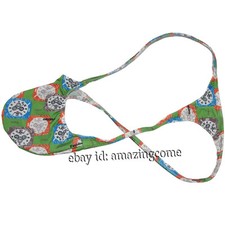 New Men Colorful Micro Thong Underwear Guy Big Pouch String T-Back Bikini Tangas