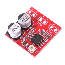 DC 5V-12V LM386 Electret Microphone Power Amplifier Board Gain 200 Times NEW