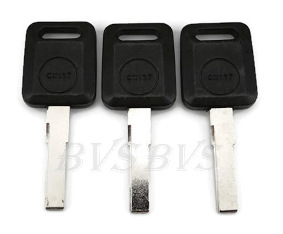 3X LLAVE EN BLANCO APTA PARA AUDI A3 A4 A6 A8 S4 S6 S8 TT ALLROAD QUATTRO Foto 2 de 4