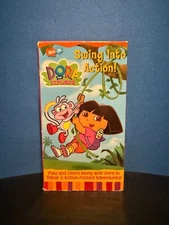 Dora The Explorer Swinging Into Action VHS Nick Jr **Buy 2 Get 2 Free**