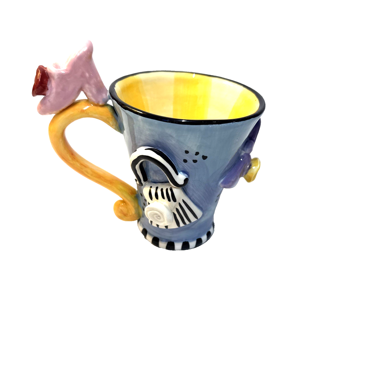 『MARY ROSE YOUNG メアリーローズヤング』 オブジェ、カップ Vintage MARY ROSE YOUNG 1990's Pottery Rose Mug Colorful | eBay