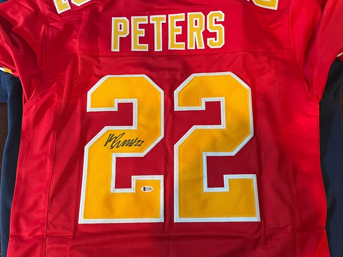 Marcus Peters Signed KC Chiefs Custom Jersey BAS COA