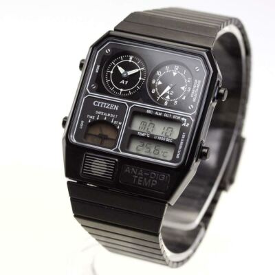 ◆CITIZEN ANA-DIGI TEMP ブラック 腕時計　10295 CITIZEN ANA-DIGI TEMP JG2105-93E Black Men's Watch New in Box | eBay