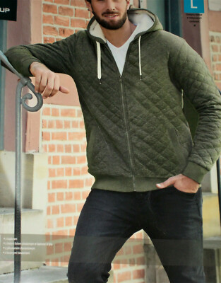 Teddy Fleece Kapuzensweatjacke Mit Teddyfutter Herren Pullover Mit - Main Image