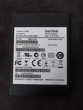 SanDisk U100 16GB Solid State Drive SATA 2.5" HP P/N 680675-001/688328-001