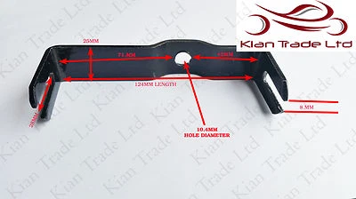NEW FOR ENFIELD AIR FILTER BOX FITTING HOLDING BRACKET BLACK - Image 1 of 2