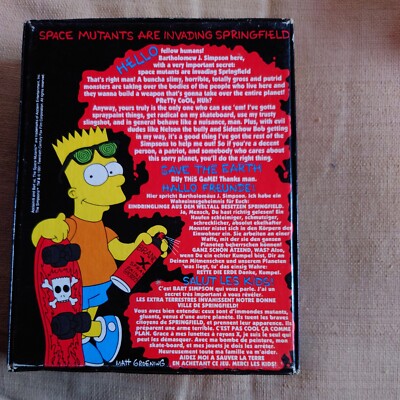 Jeu Amstrad/Spectrum/Commodore The Simpsons Bart vs Space Mutants Acclaim - Collection