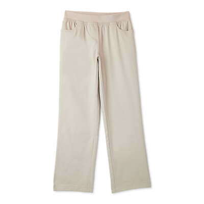Wonder Nation School Uniform Pants Girls Size 16 Khaki Cotton