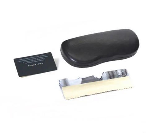 Occhiale Tipo Moscot Lenti Azzurre, Medium 46 Nero - Foto 2 di 2