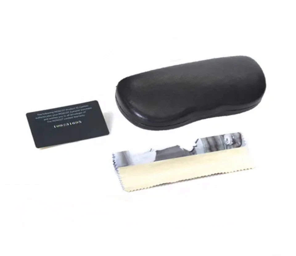 Occhiale Tipo Moscot Lenti Azzurre, Medium 46 Nero - Immagine 2 di 2