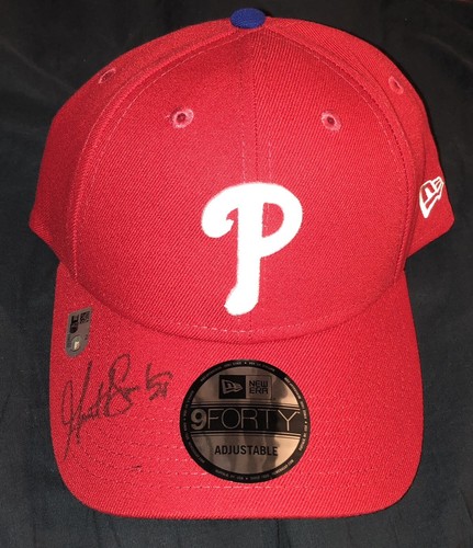 Garrett Stubbs Signed New ERA Hat MLB Holo Autograph Philadelphia Phillies
