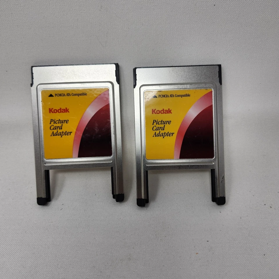 Set of 2 Kodak Model 1561596 Part # 2E4997 Picture Card Adapters PCMCIA #8326 - Image 3 of 4