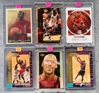 Michael Jordan 6 Card Rare Nice Cards Lot For Sale!! You Get All 6 Cards!!