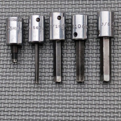 MAC Tools 3/8 Drive Hex Bit Socket Set 5pc SAE Metric Allen USA X106D