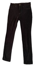 Gloria Vanderbilt Black Corduroy Pants Size 6 Stretchy Comfortable Fit