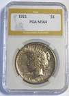 1921 Peace "UNC"💰🔥HIGH RELIEF - Hi Pts/ Very LOW Mintage/Rare/Better🌈 💥 ✅