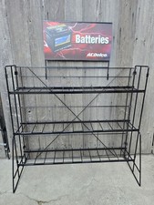 Brand New Ac Delco 9 Battery Heavy Duty Floor Display Rack 3 Tier Car Truck Sign