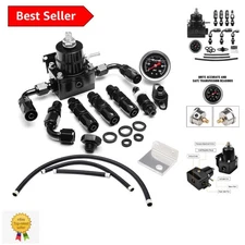 Aluminum 0-100 PSI Fuel Pressure Regulator Kit for Universal EFI Systems