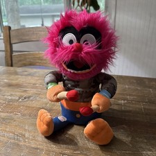 Disney Muppets Animal Drummer Animated Sings 10" Plush Stuffed - Tested Works 