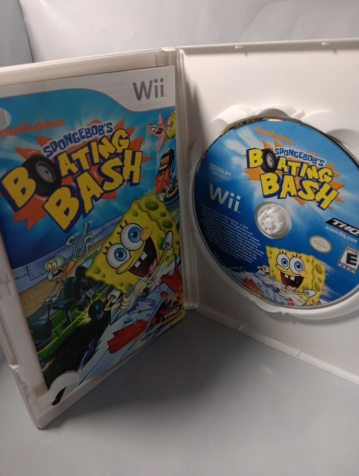 SpongeBob's Boating Bash (Nintendo Wii, 2010) - Image 2 of 3