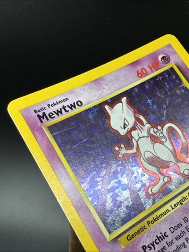 1999 Pokémon TCG Mewtwo Base Set 10/102 Holo Unlimited Holo Rare - Picture 7 of 24