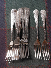 12 Liberty Tabletop, USA - Dinner Place Forks - Oliver Pattern, NEW 2nd