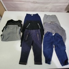 Infant Baby Boy Clothing Lot 12 Months Bodysuit Raglan Tee Joggers 8 Pieces