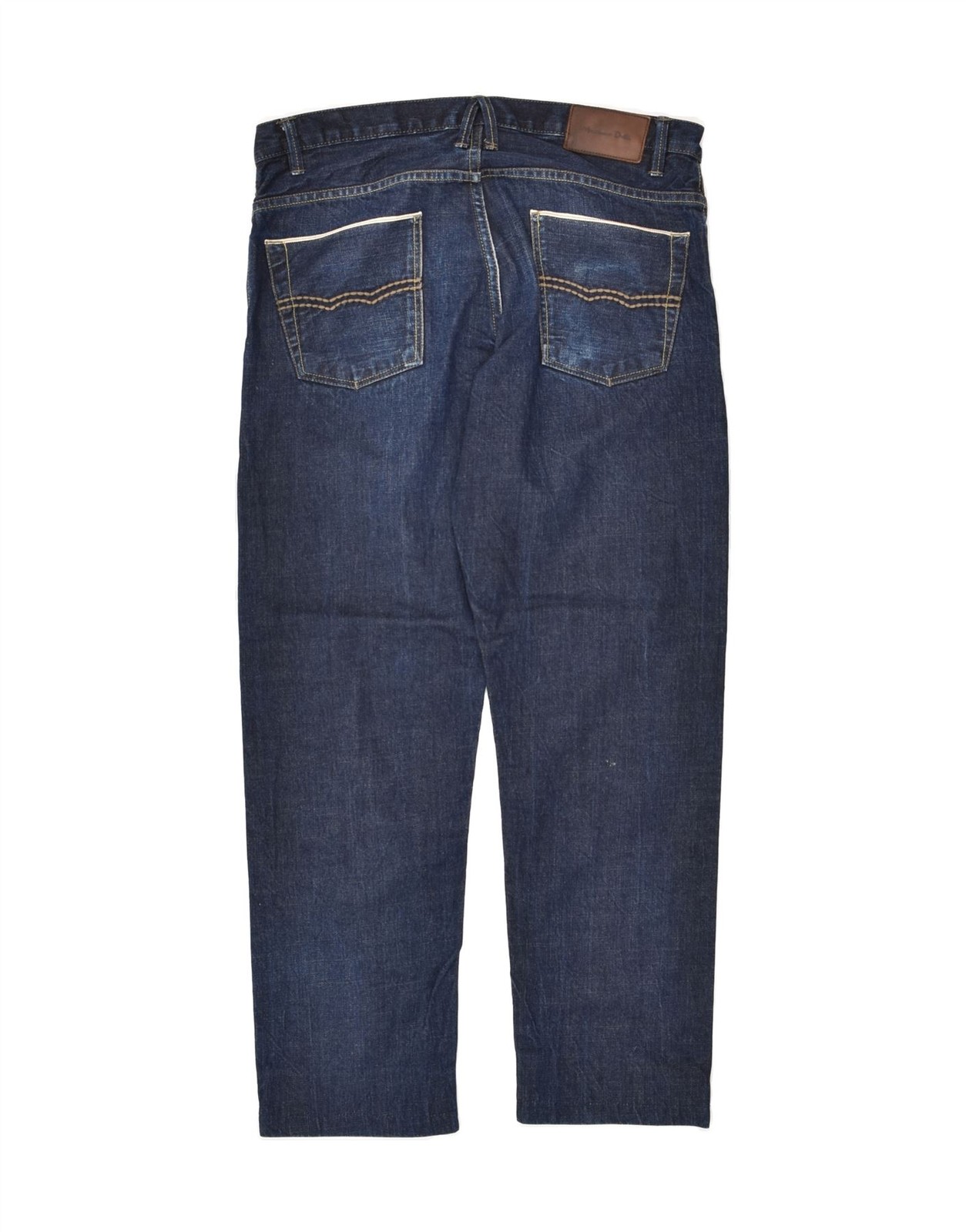 MASSIMO DUTTI Mens Slim Jeans W34 L28 Navy Blue Cotton AM06 thumbnail 2