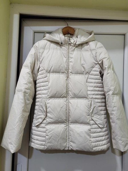 Women Lacoste Jacket White 38 / M / 46