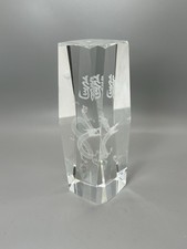 Drache chinesischer Stil Schrift lasergeätzt Kristallglas Prisma / Briefbeschwerer