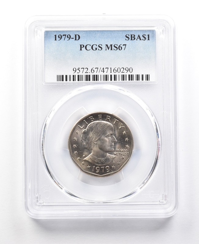 1979-D Susan B Anthony $1 MS67 PCGS a3047