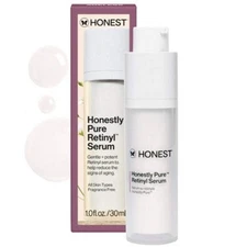 Honest Beauty Honestly Pure Retinyl Serum with Retinyl Linoleate 1.0 fl oz - New