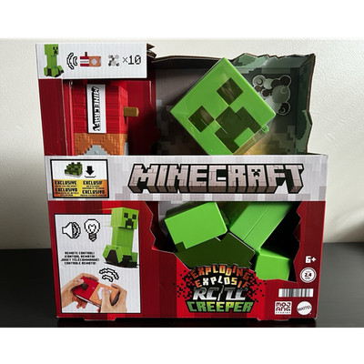 Minecraft Exploding RC Creeper Remote Control Figure Mattel Mojang 2.4GHz NEW