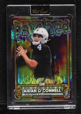 2023 Wild Alumination Rookie Card Edition Psyched 20/50 Aidan O'Connell RC 1mi4. rookie card picture