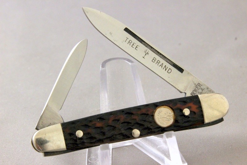 BOKER (USA) 1428 Pen Knife, Jigged Delrin Handles, 1945-1983, Never Used