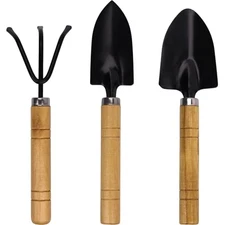 10PCS Heavy Duty Garden Tool Set with Carry Bag, Ideal Gift for Gardeners