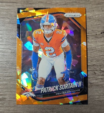 Panini 2025 Prizm Patrick Surtain II Orange Ice Prizm #97 Denver Broncos