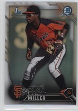 2016 Bowman Chrome Prospects Refractor 197/499 Jalen Miller #BCP206 0b0