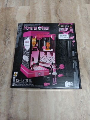 Monster High Action Figure Building Set Draculaura's Boo-k Crypt Mega Block New