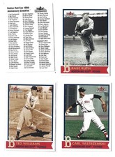2001 Fleer Baseball Red Sox 100th Anniversary, Complete Set, 100 Cards MINT L@@K