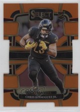 2023 Panini Select Concourse Orange Prizm Die-Cut 29/499 Chris Rodriguez Jr 0q3